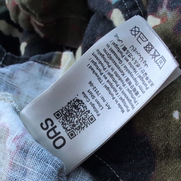 Foliago Cuba Linen Shirt in Multi OAS - Picture 8 of 8